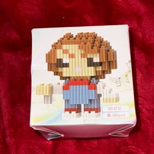 NEW CHUCKY Building Blocks Set Child's Play Set Chucky Figure Horror DAMAGED BOX